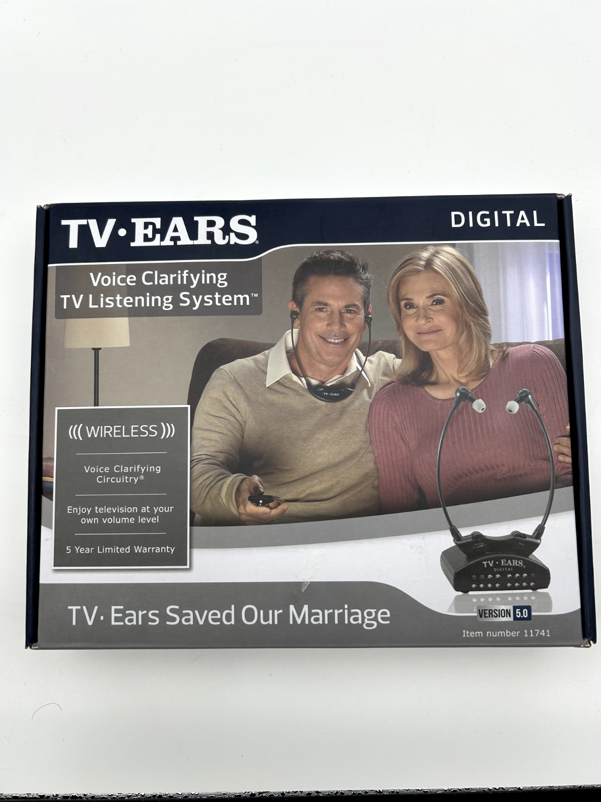 TV Ears 5.0 Digital Wireless Headset System Model 11741