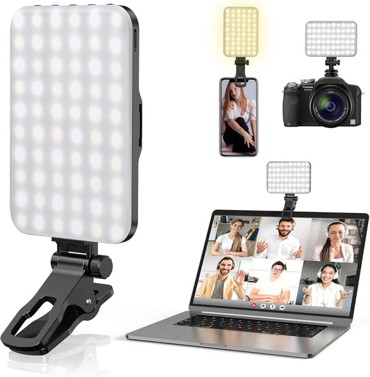 ANAUTIN Selfie Light 60 LED 2200mAh Rechargeable Cell Phone Fill Light 7 Modes