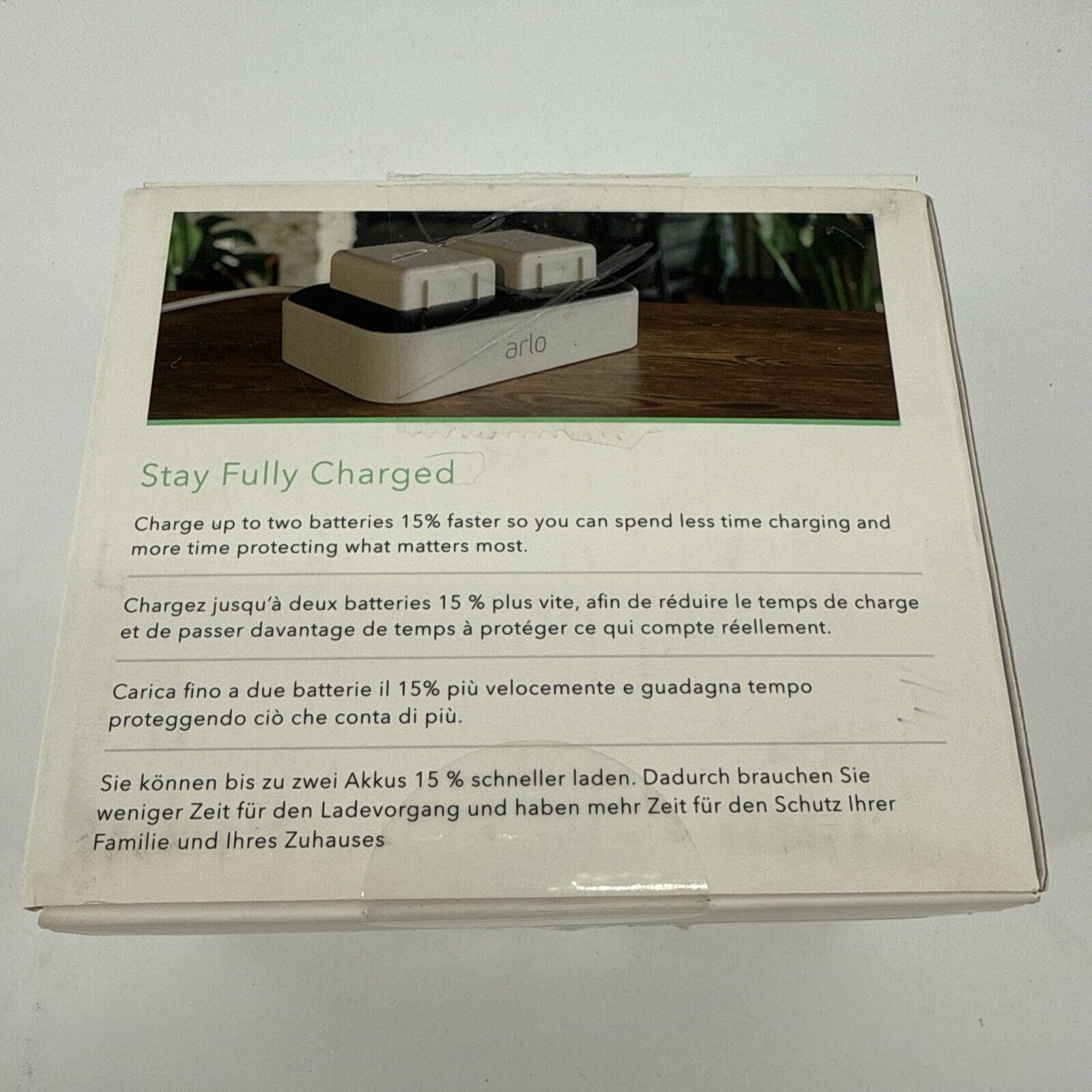 Arlo VMA5400C Dual Battery Charger for Arlo Ultra and Pro 3 Camera Batteries 