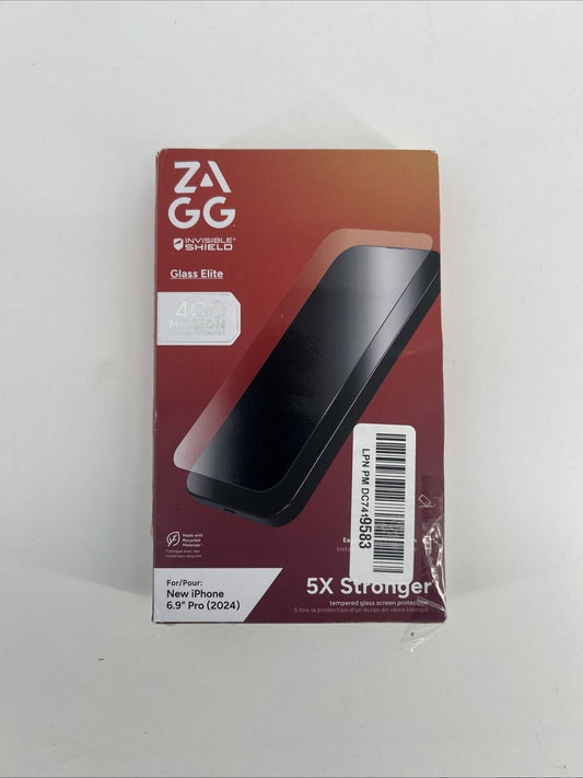 ZAGG - InvisibleShield Glass Elite Screen Protector for Apple iPhone 16 Pro M...