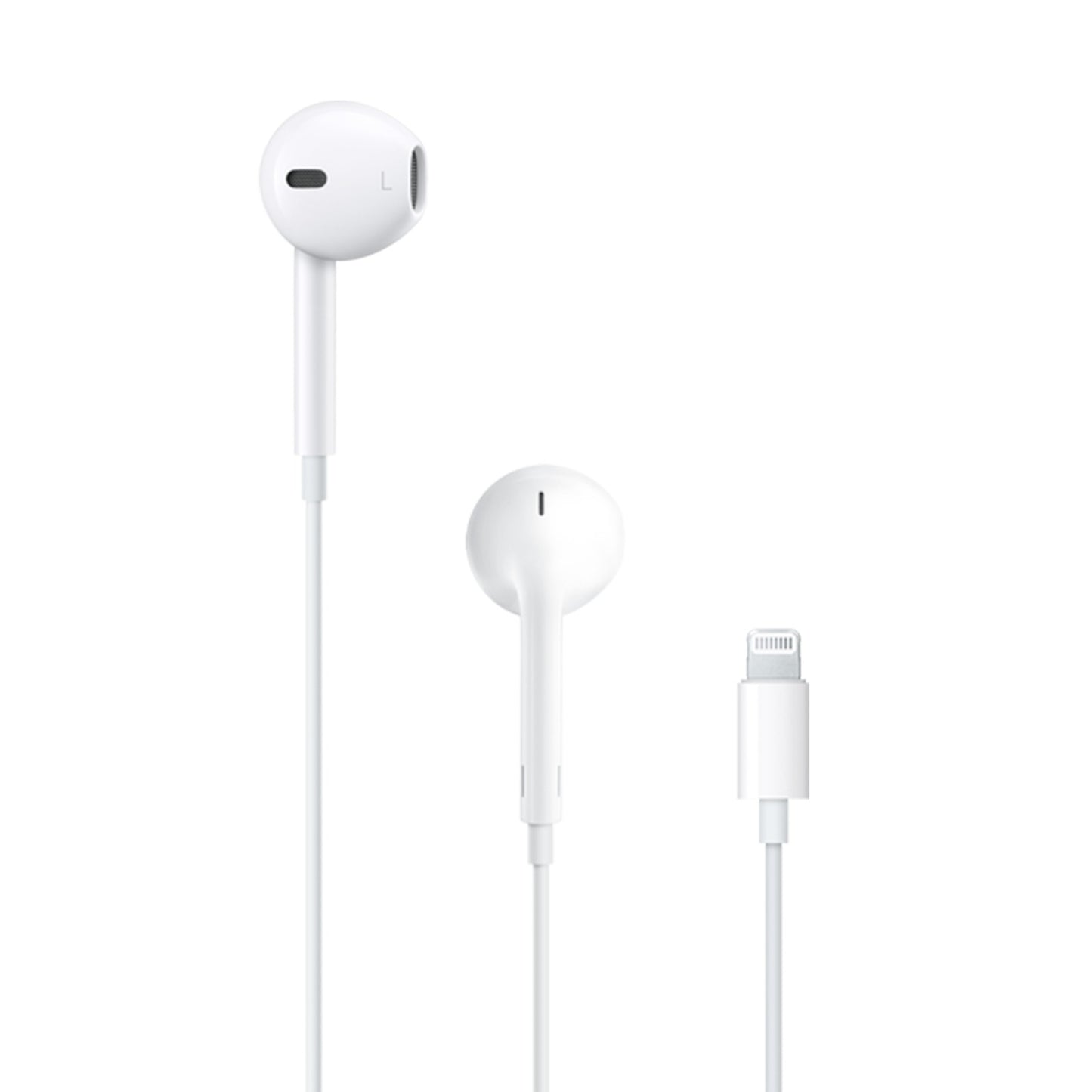 Apple EarPods with Lightning Connector Headphones, White (MMTN2AM/A)