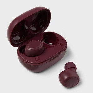 True Wireless Bluetooth Sweat Resistant Earbuds - heyday Dark Cherry