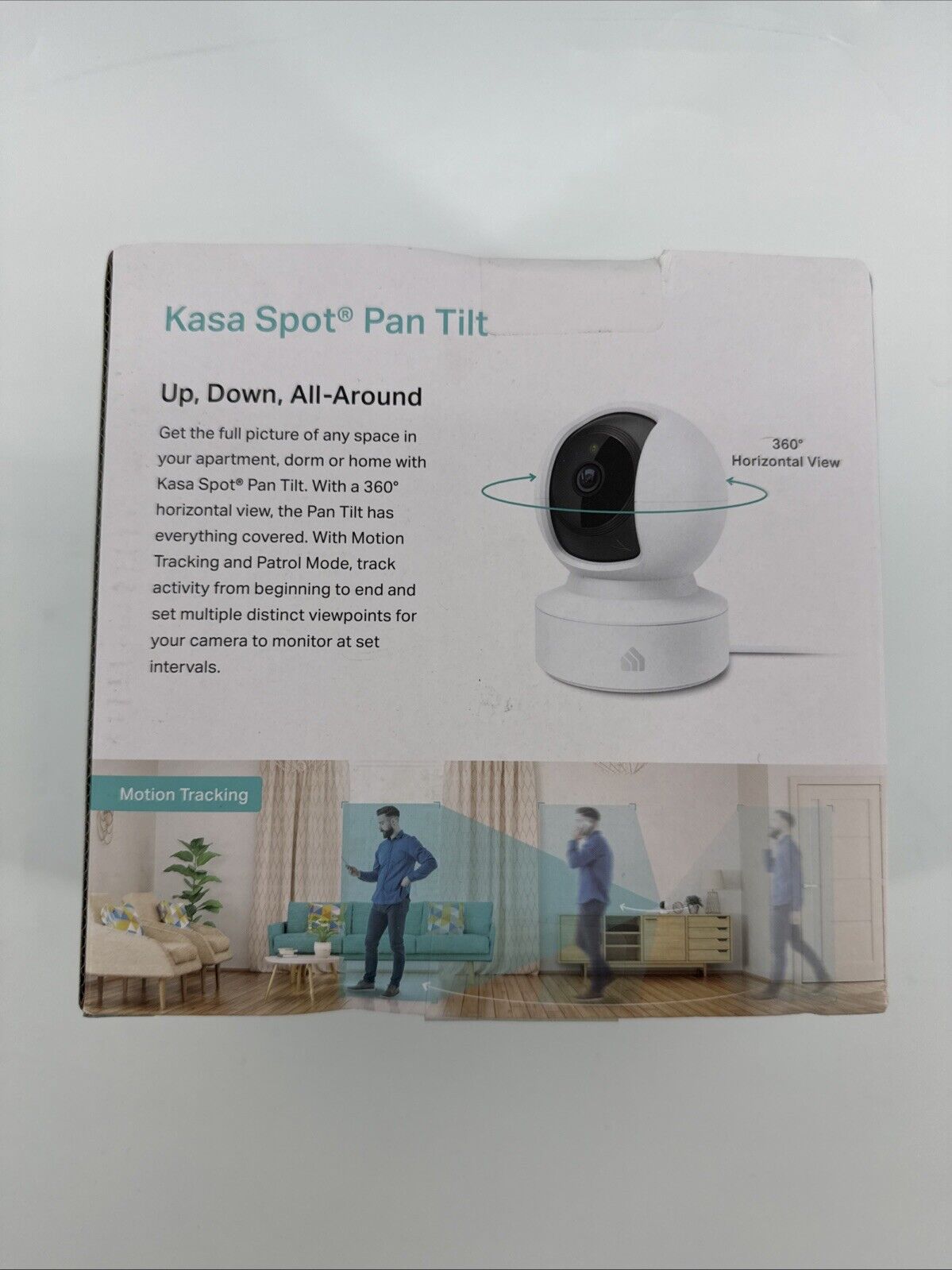 TP-Link Kasa Spot Pan Tilt 2K QHD Color Night Vision Camera - White