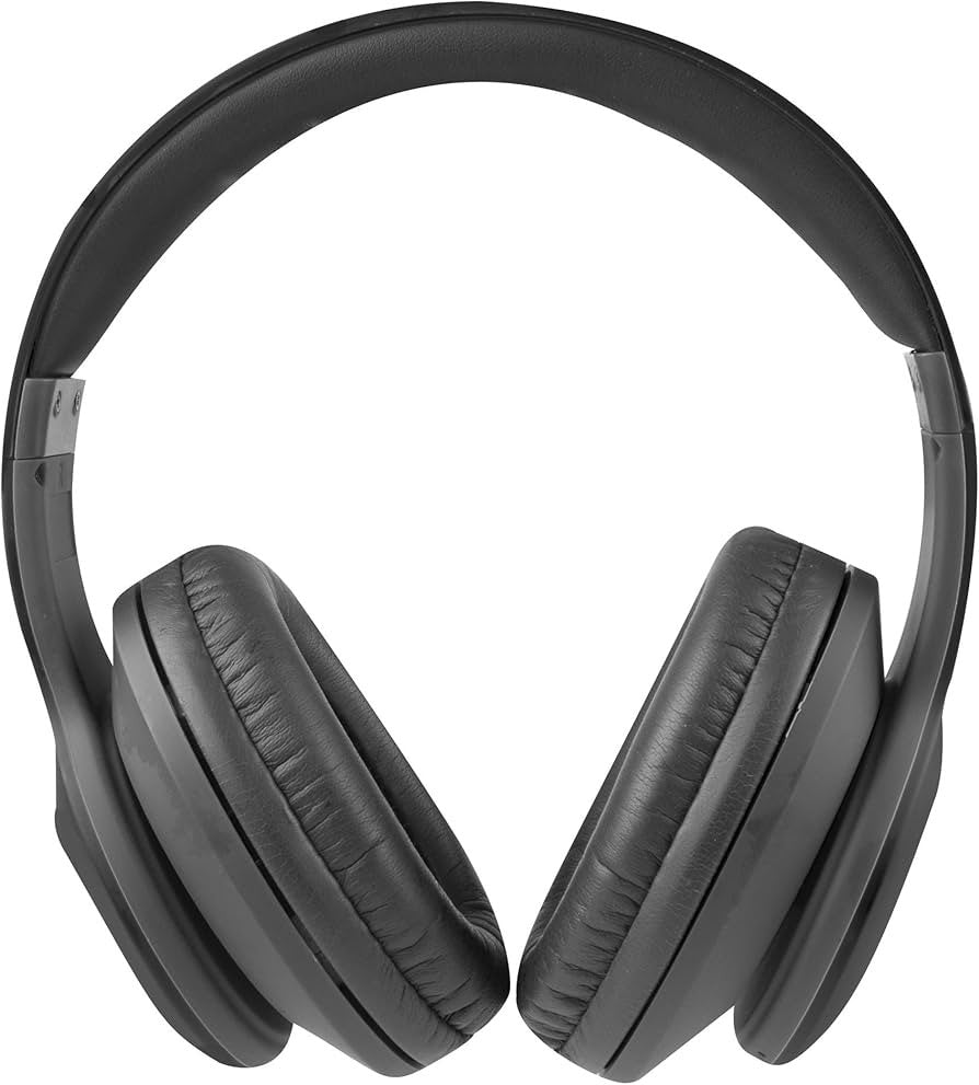 Altec Lansing MZX300-BLK Wireless Over Ear Bluetooth Headphones with Microphone