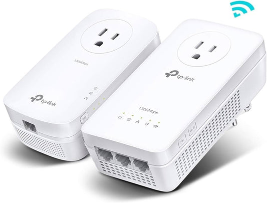 TP-Link Powerline WiFi Extender TL-WPA8631P KIT- Includes AV1300 Powerline