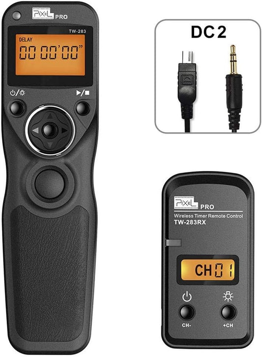 Wireless Remote Shutter Compatible for Nikon, Pixel TW-283 DC2 Wireless Shutter