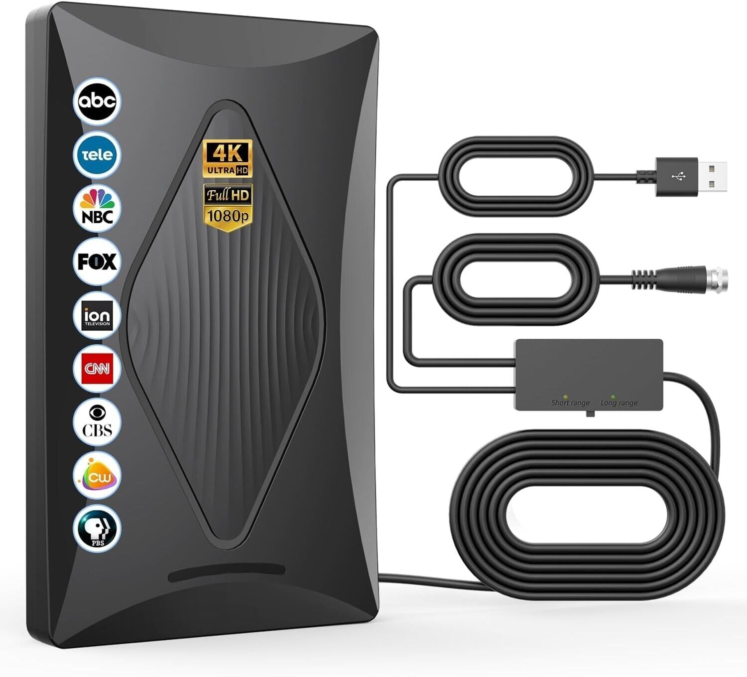 2024 Release TV Antenna for Smart TV, Long Range Digital TV Antenna