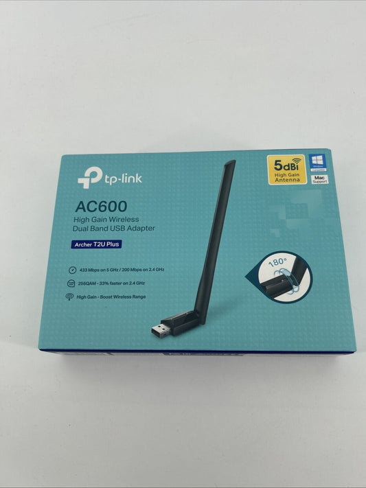 TP-Link Archer T2U Plus High Gain Wireless Dual Band USB Adapter
