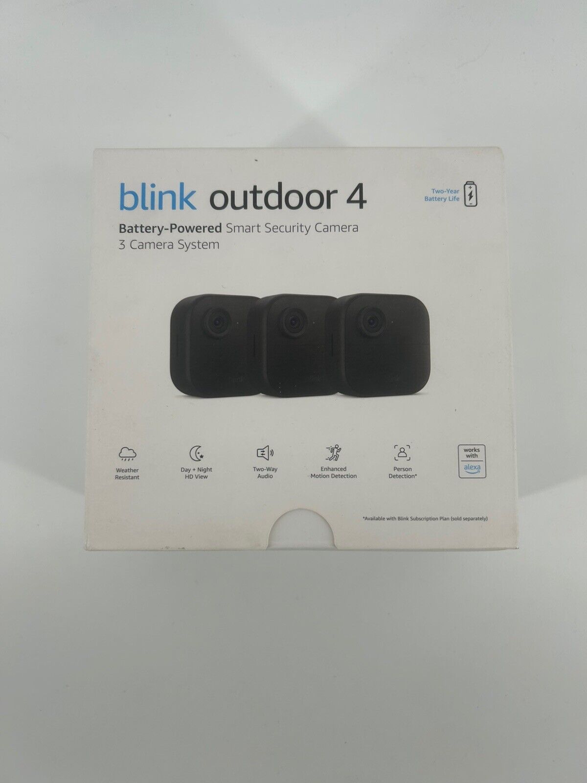 Blink Smart Home Security System - Outfoor 4 - Video Doorbell - Mini Pan Tilt