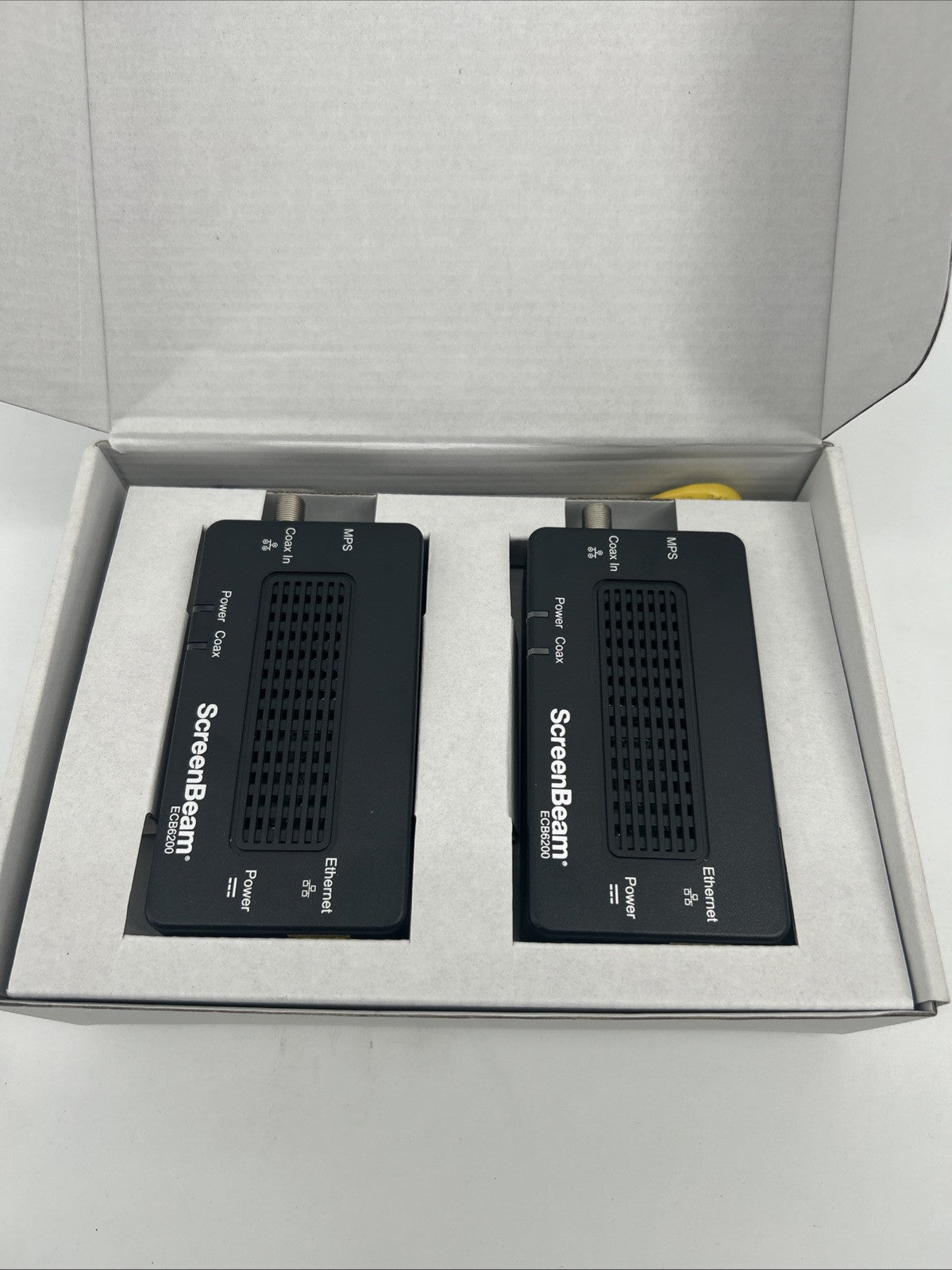 Actiontec Bonded MoCA 2.0 Ethernet to Coax Adapter - Black, Pack of 2...