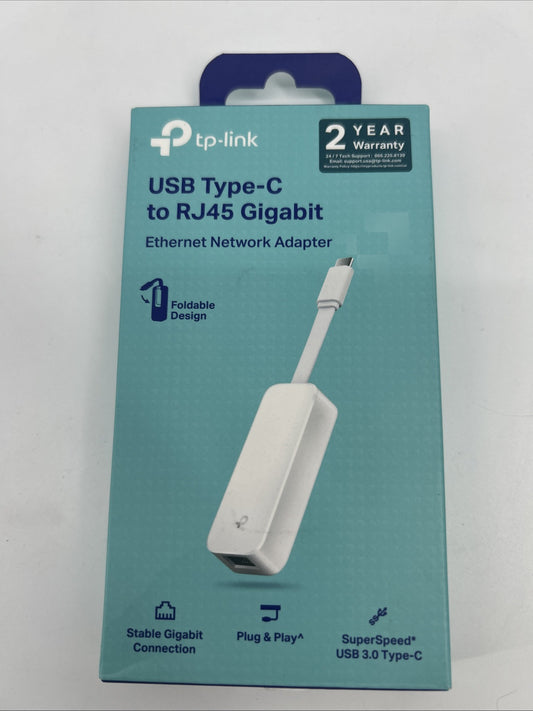 TP-Link USB C To Ethernet Adapter (UE300C) White