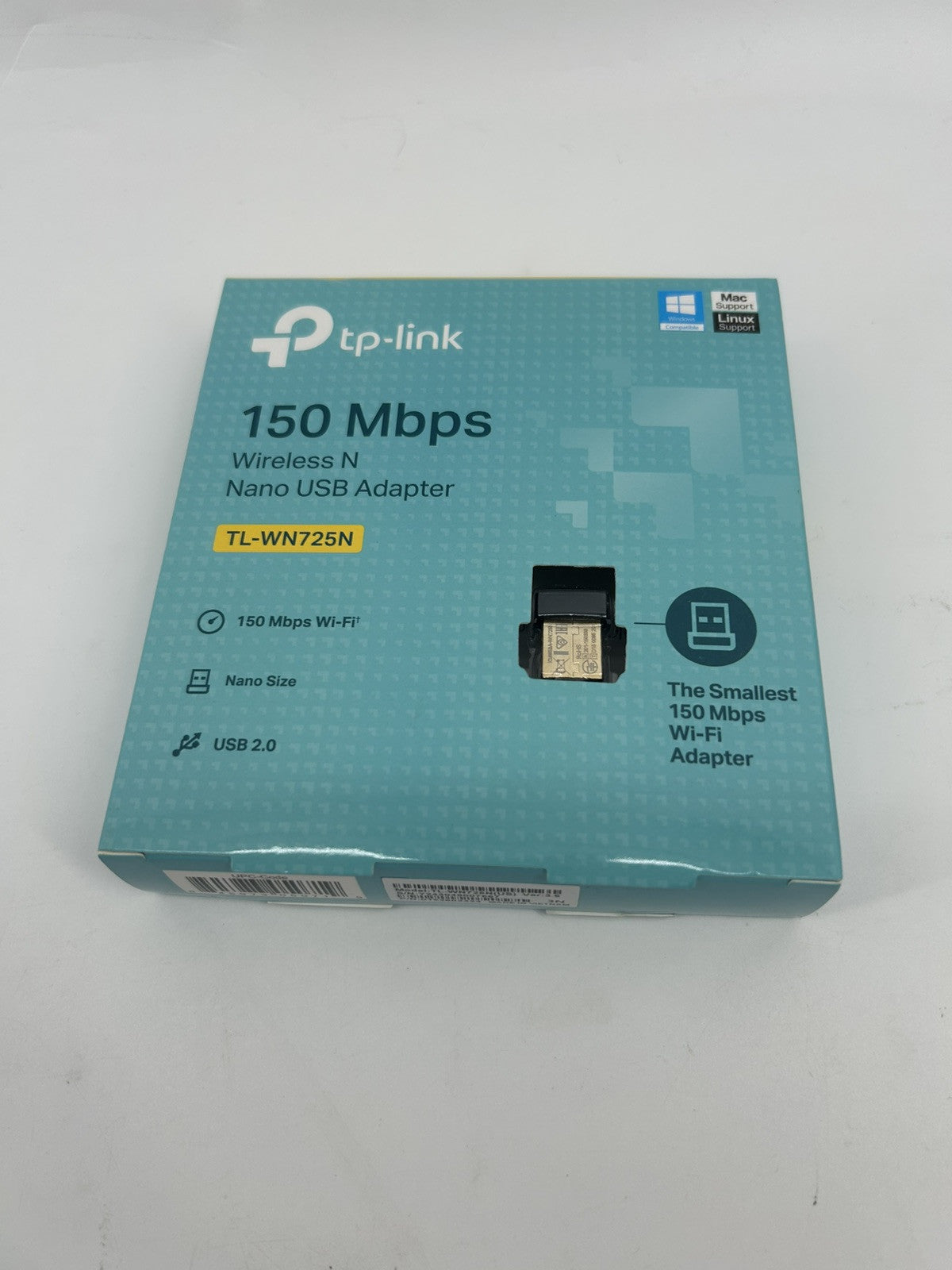 TP-Link TL-WN725N N150 150Mbps Wireless Nano USB 2.0 WiFi Network Adapter Dongle