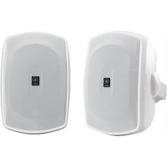 Yamaha Natural Sound 6-1/2" 2-Way All-Weather Outdoor Speakers Pair - Black