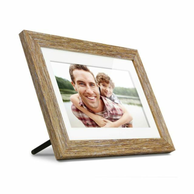 Aluratek 10Ã¢â‚¬ï¿½ Distressed Wood Digital Photo Frame with Auto Slideshow, 102